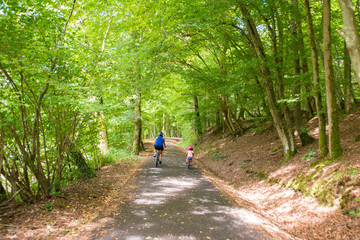 Obraz premium Ballade en vélo