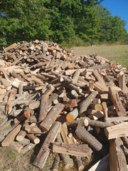 Huge heap of firewood