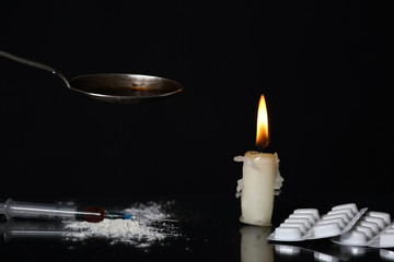 candle in the dark and drugs