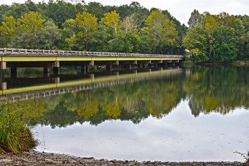 Fototapeta premium bridge reflection