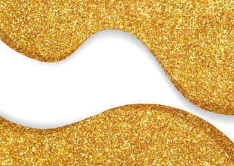 Gold glitter texture background