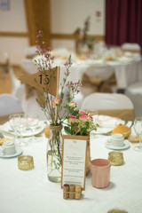 Décoration de table, mariage