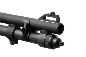 Shotgun isolated on white