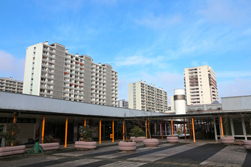 Residential multi-unit building area