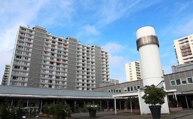 Residential multi-unit building area