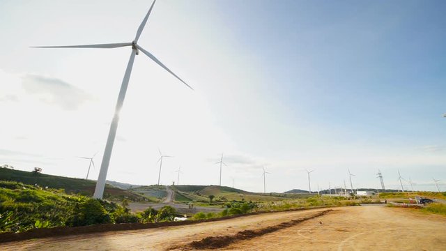 Wind turbine generator landscapes
