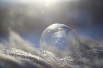 Frosted bubble
