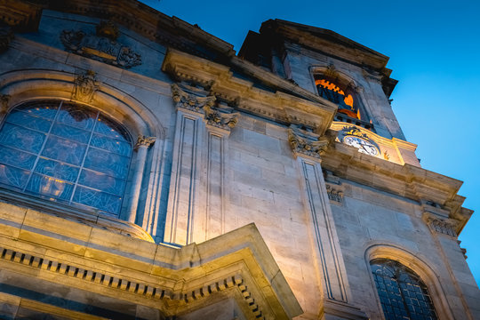 architectural detail of the Basilica of Our Lady of Sameiro near Braga