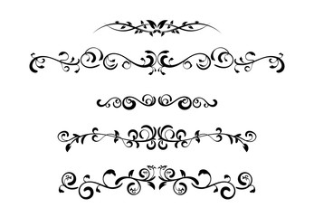 Vintage floral pattern frame