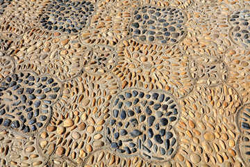 Cobblestone ground texture