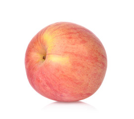 red apple on white background