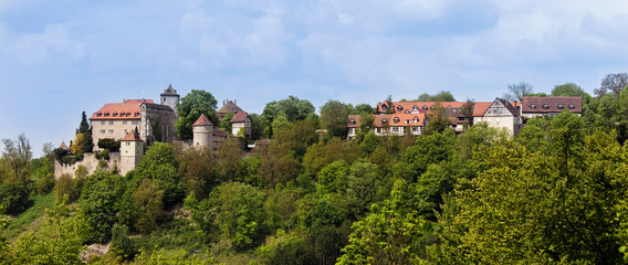 Fototapeta premium Schloss Stetten Künzelsau z Residenz Panorama