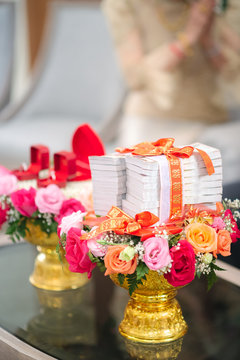  Traditional in Counting the dowry and ring