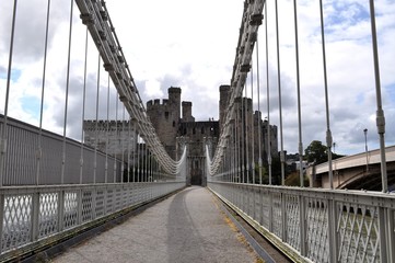 Fototapeta premium Pont de Conwy, Pays de Galles, UK