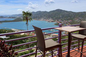 View at st. Thomas harbor
