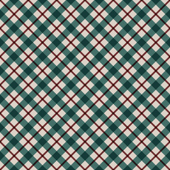 Plaid Seamless Pattern - Plaid design in classic colors of autumn