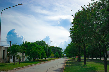 Nubes de Verano en el Pueblo de Machagay