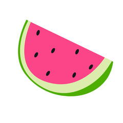 Watermelon emoji vector