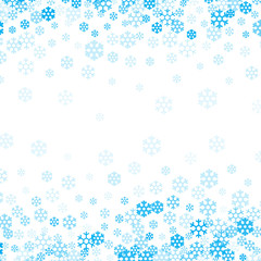 Falling snow background for Christmas and Happy New Year design