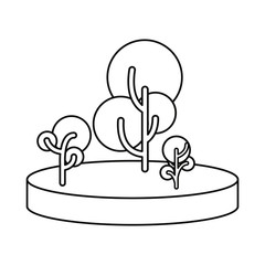 outdoors trees forest on white background