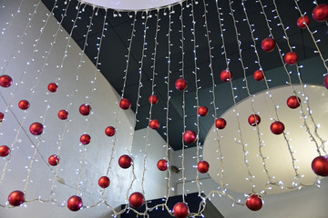 Boules de Noël rouges