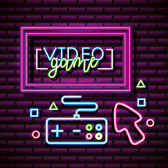 neon video games