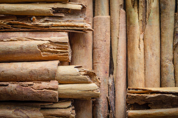 seasoning, cinnamon Ceylon natural close-up