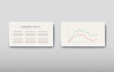 Poster infographics information business modern design set proposal advert