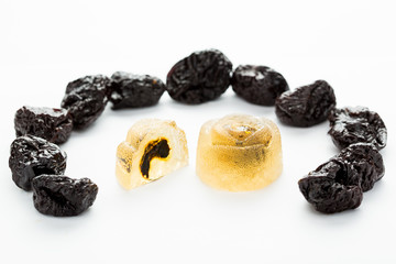 natural organic marmalade with prunes