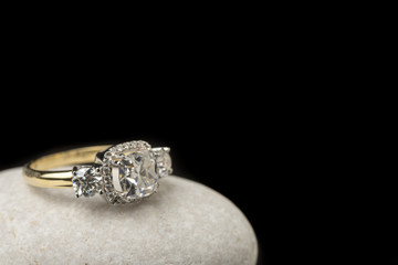 Diamond Glamour Jewelry Ring