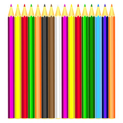 Beautiful colored pencils