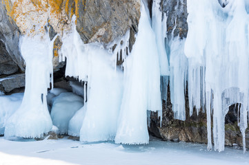 Lake Baikal in winter