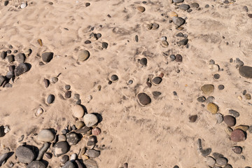 Cradle Coast - Viele bunte Steine am Strand 