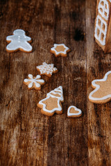 gingerbreads christmas background