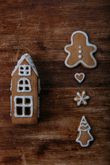 gingerbreads christmas background