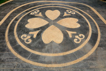 Ground decoration texture