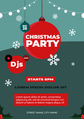 Christmas party poster