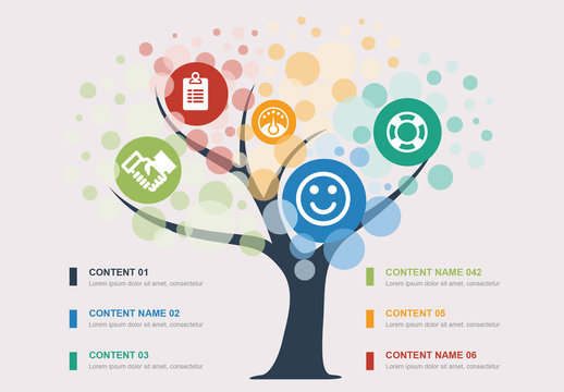 Brand Tree Infographic Layout