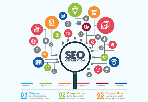 SEO  Infographic Layout