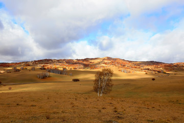 sights of the Ulan prairie in Inner Mongolia, China