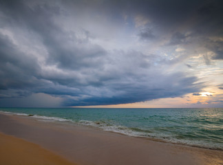 Thailand. Sea background, sunset