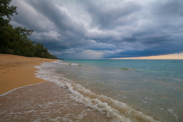 Thailand. Sea background, sunset