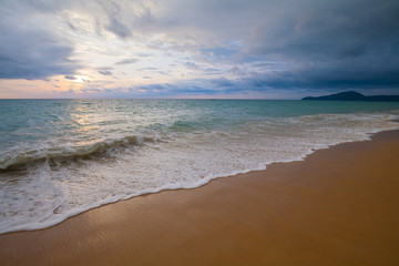 Thailand. Sea background, sunset