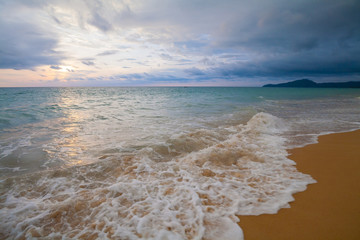 Thailand. Sea background, sunset