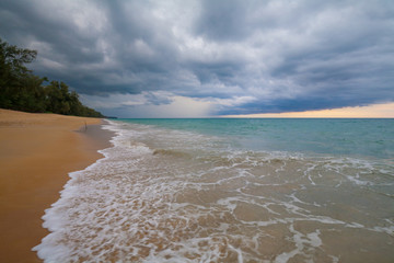 Thailand. Sea background, sunset