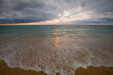 Thailand. Sea background, sunset