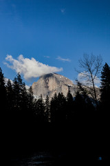Half Dome and Merced River Yosemite National Park