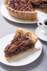 Autumn american pecan pie