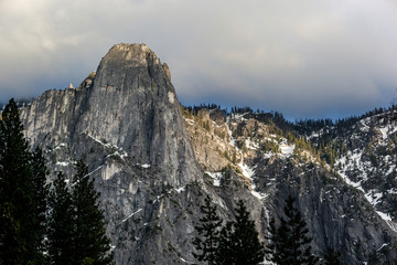 Sentinel Rock in Yosemite National Park, California, USA