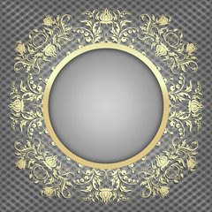 luxury background for design with gold pattern